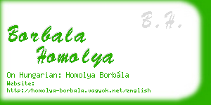 borbala homolya business card